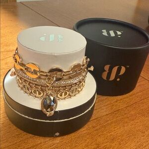 The charms that blind !!! 2025 Halloween stack Gold and Silver Bracelet by BP